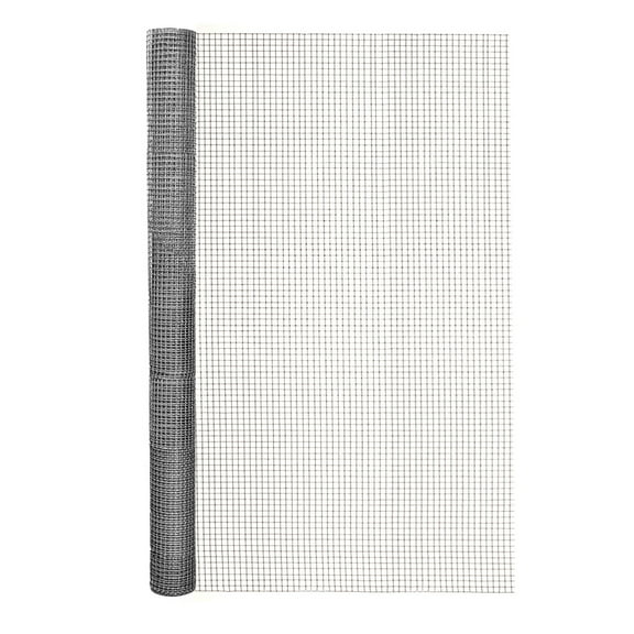 Garden Craft 24 in. H x 5 ft. L Gray Steel Hardware Cloth with 1/4 in. Openings, Wire Mesh Fence