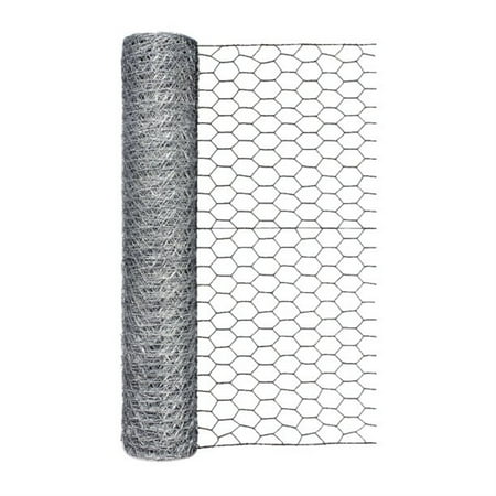 Garden Craft 24in H x 50ft L Gray Chicken Wire with 1in Openings
