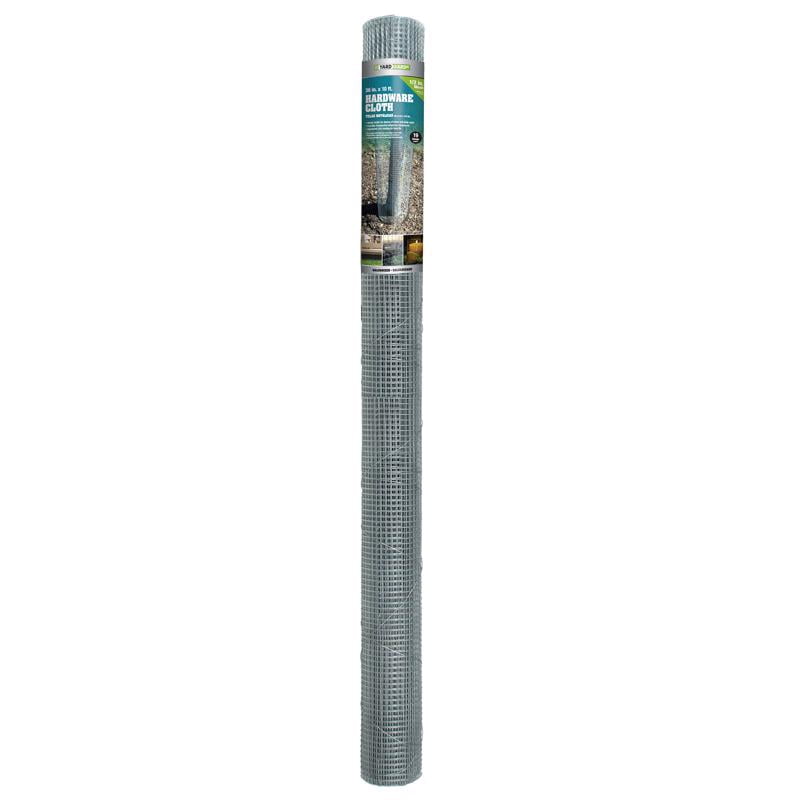 Garden Zone 36 in. W x 10 ft. L Silver Gray Steel Hardware Cloth 1/2 in.