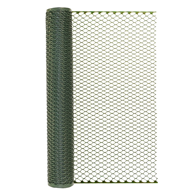 Garden Craft Plastic Poultry Netting, 36" x 25', Green photo 1