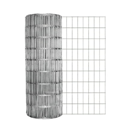 Garden Craft 36in H x 50ft L Galvanized Steel Gray Welded Wire Fence, Rolled Wire Fence