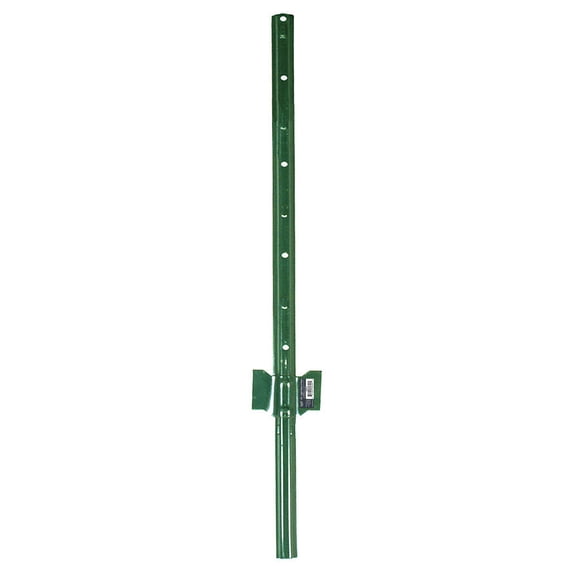 Garden Craft 3ft Green Steel U-Post for Fences and Garden Supports