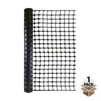 Garden Craft 3ft H x 50ft W Black Plastic Barrier Fence