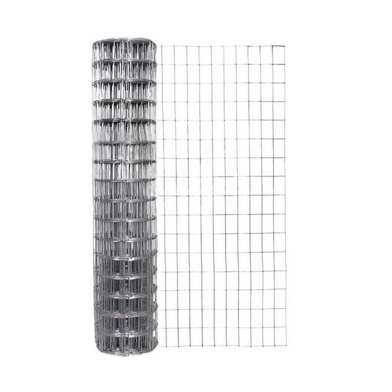 Garden Craft 48 in. H X 50 ft. L Steel Garden Fence Silver
