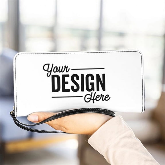 Garden Custom Name Clutch Purse for Women Female Elegant Coin Bag Multifunctional Card Holder Hand Strap Wallets My Purses