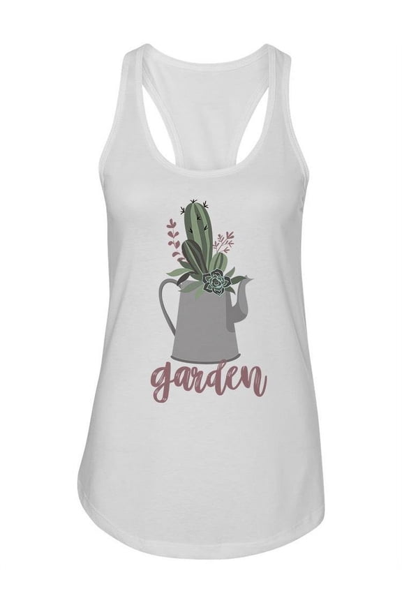 Garden Cute Design Tank Women -Image by Shutterstock, Female Medium