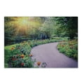 thumbnail image 1 of Garden Cutting Board, Spring Landscape with Colorful Tulips Keukenhof Garden in Netherlands Horticulture, Decorative Tempered Glass Cutting and Serving Board, Small Size, Multicolor, by Ambesonne, 1 of 1