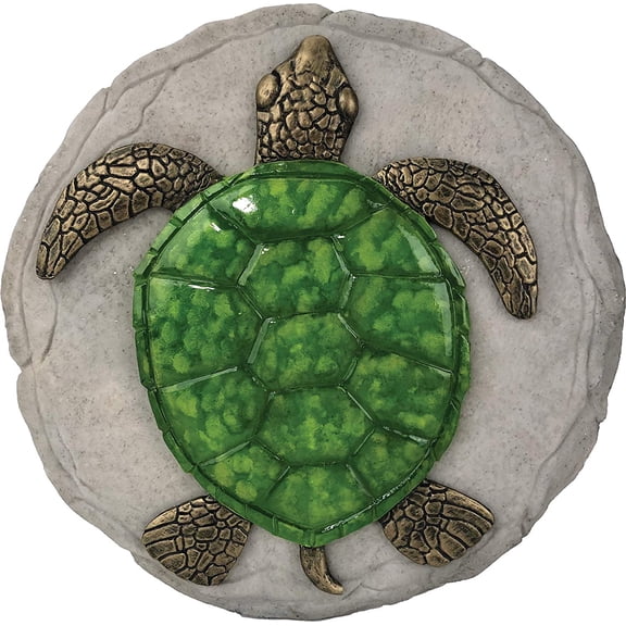 Garden Dcor - Turtle Stepping Stone - Decorative Stone for Garden