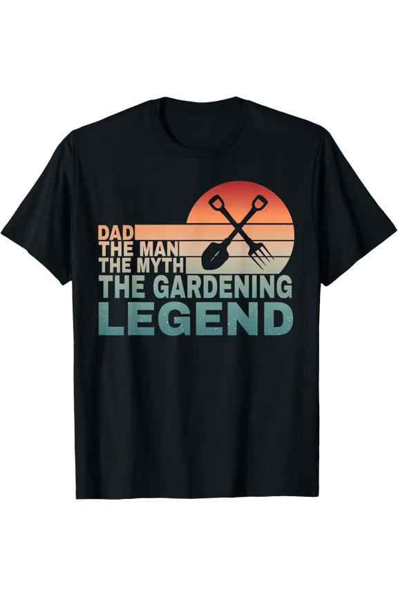 Garden Dad Plant Lover Lawn Mowing T-Shirt