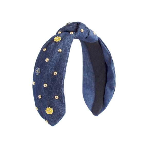 Garden Dark Denim Headband