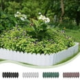 thumbnail image 1 of Garden DealsFwttom Landscape Edging - Short Garden Fencing Plastic Flexible Decorative Landscape Garden Edging Border Garden Fencing Maintenance for Lawn Flower Bed Yard, 1 of 7