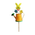 thumbnail image 1 of Garden Decor, Iron Art Easter Bunny Watering Can, 1 Pack,Suitable for Outdoor Patio Yard, 1 of 7