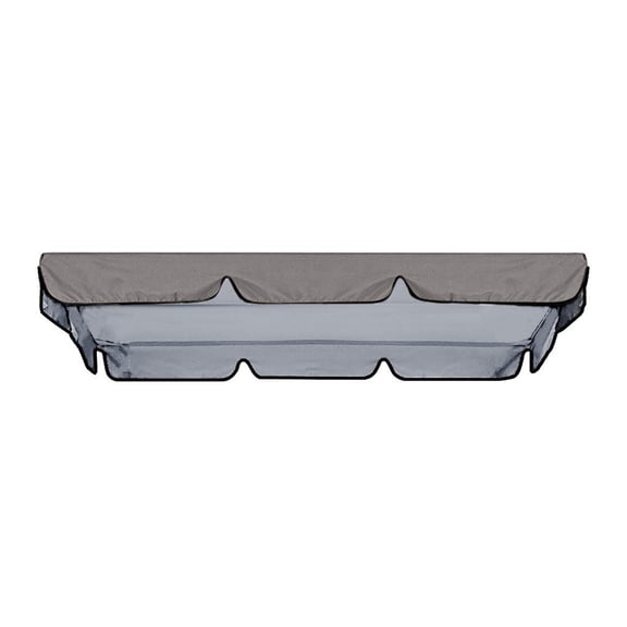 Garden Decor Swing Canopy Cover Rainproof Oxfords Cloth Patio Outdoor Home Gardening Tools Gray