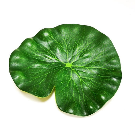 Garden Decoration Artificial Floating Lotus Artificial Water Lilies Versatile Decorations Charming Green Color
