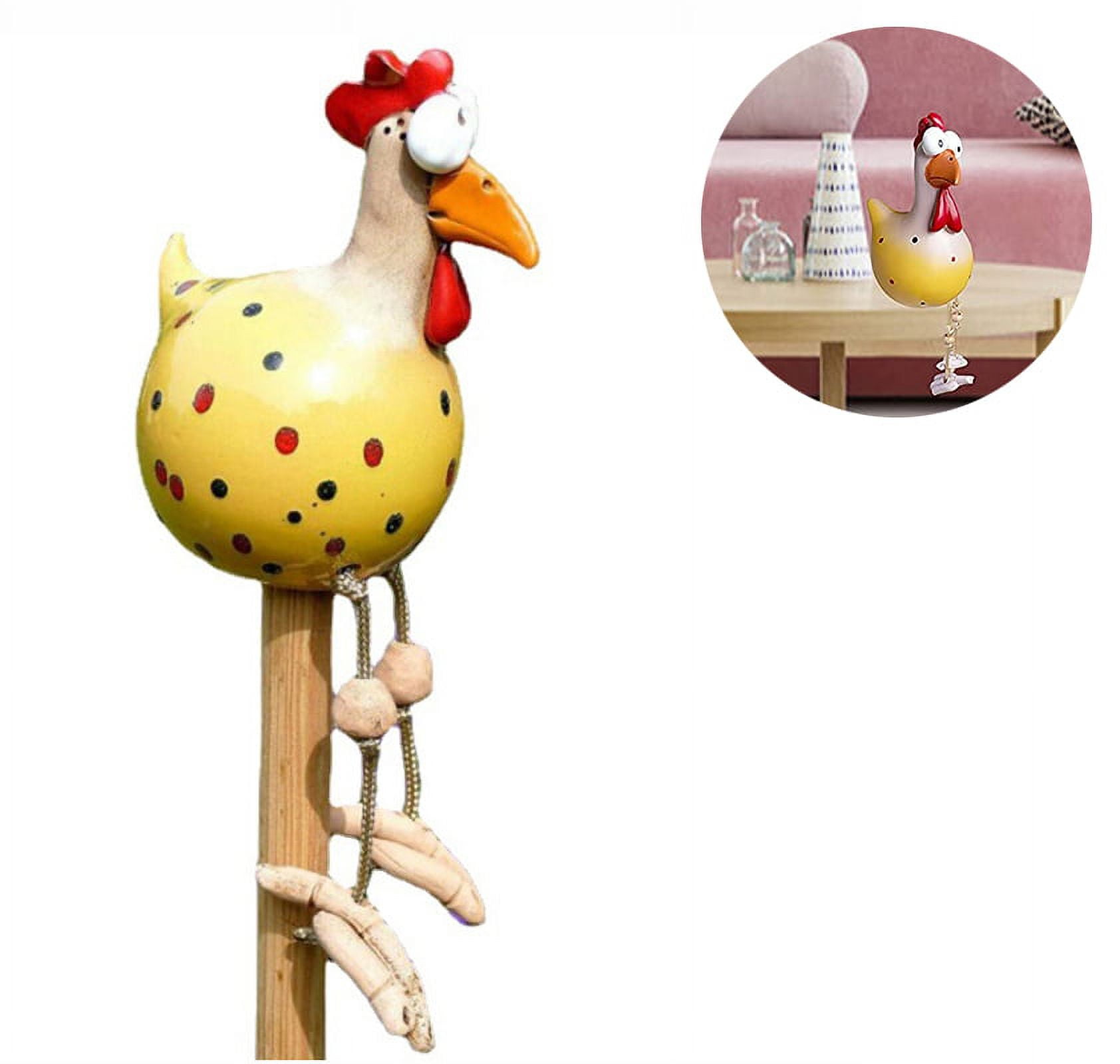 Garden Decoration Chicken Decoration, Chicken Yard Art Garden Plug