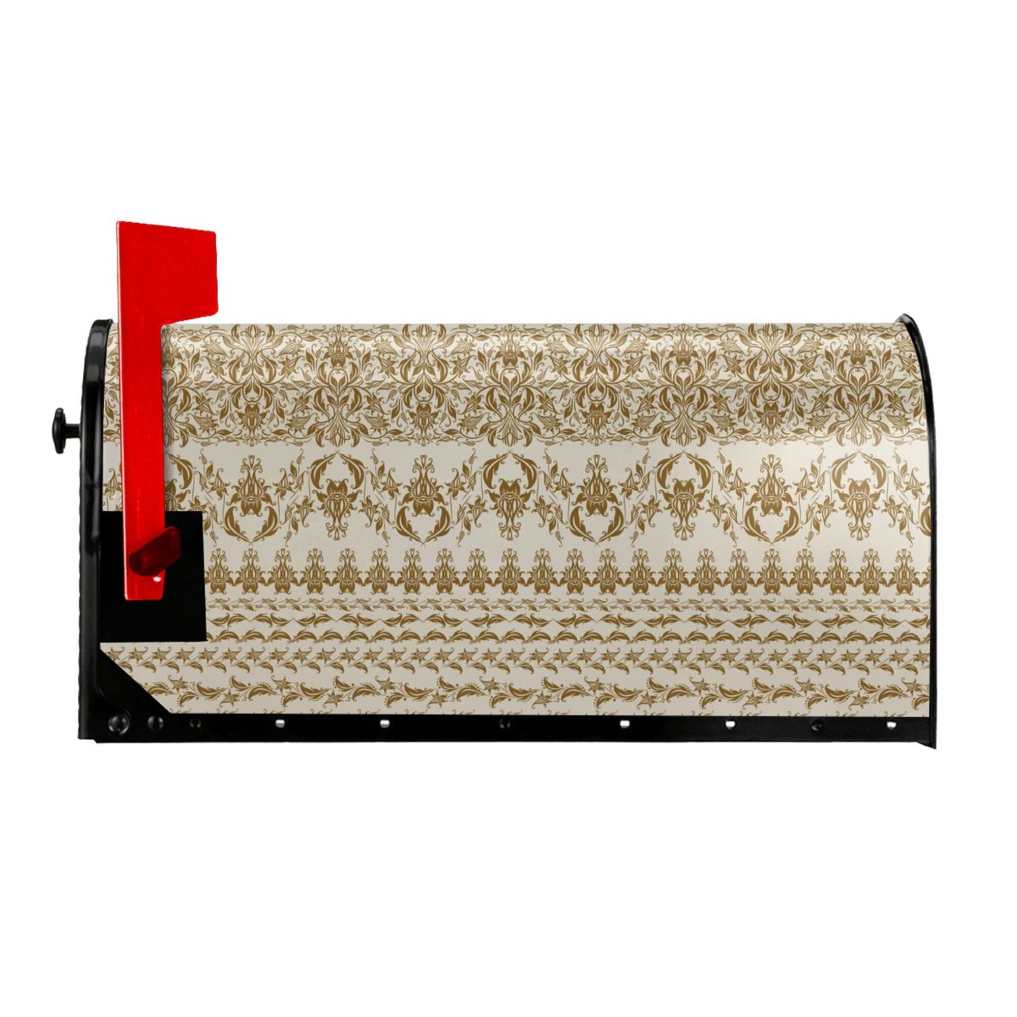Mailbox Post Wraps Garden Decoration European Flower Background Mailbox Covers Magnetic ...