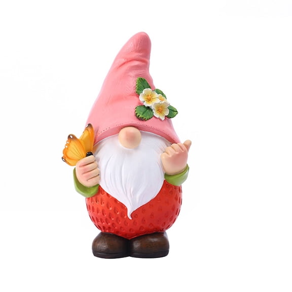 Garden Decoration Gnome Dwarf Elf Statue-resin Craft Ornament Carrying Solar Power LED Light Doll Dwarf Statues