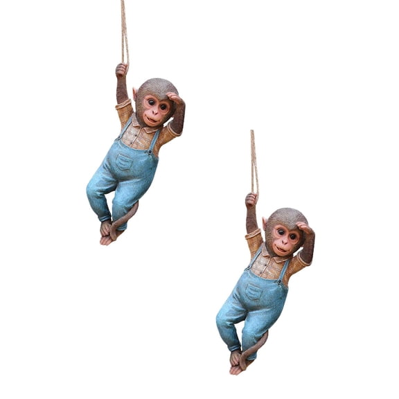 Garden Decoration Little Monkey Resin Crafts Pendant Garden Gardening Decoration