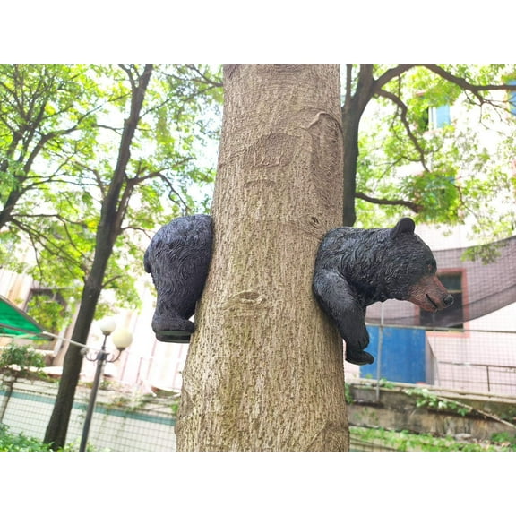 Solar Tiki with Flamingo Garden Statue - Tropical Outdoor Patio Decor, Waterproof Lawn Ornaments for Backyard Tiki Bar Decorations & Pool Parties