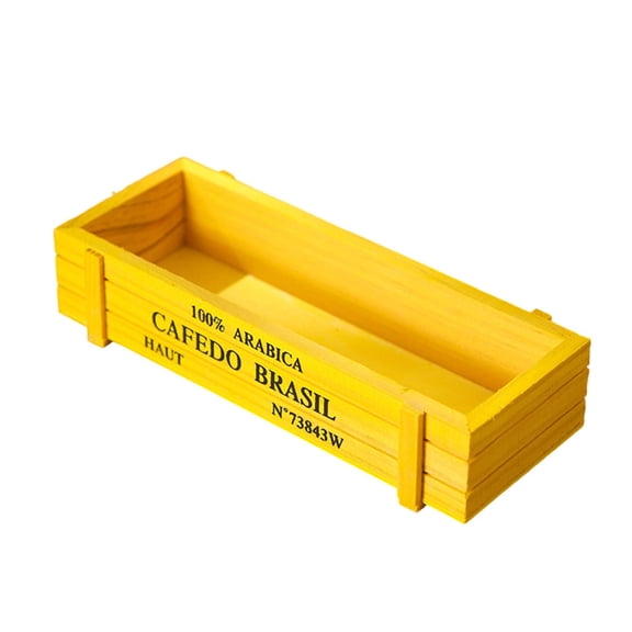 Garden Decors Troughs Decorative Pots Succulents Boxes Rectangle Vase Vintage Crates Flower Pots Home Decorative