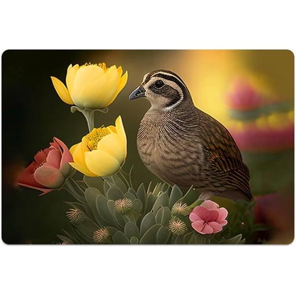 Garden Diamond Painting Kits for Adults,Quail 5D Diamond Art Kits for Beginners Flowers Full Drill Diamond Gem Art for Home Decor 12x12 Inch