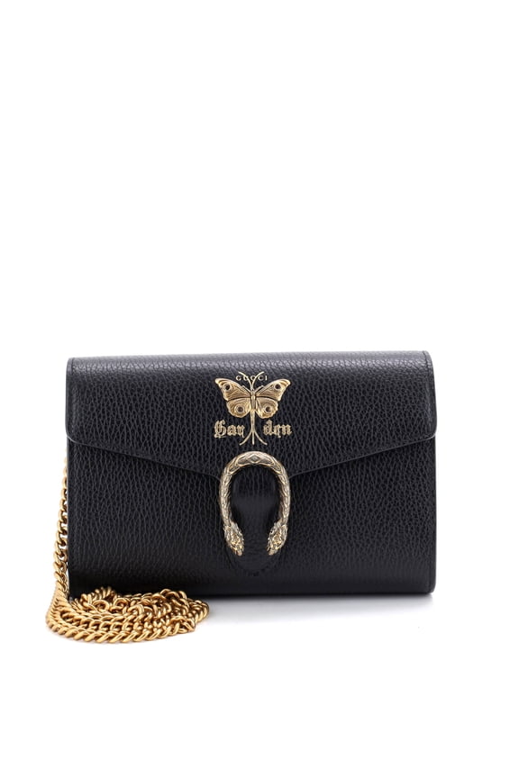 Garden Dionysus Chain Wallet Embellished Leather By Rebag