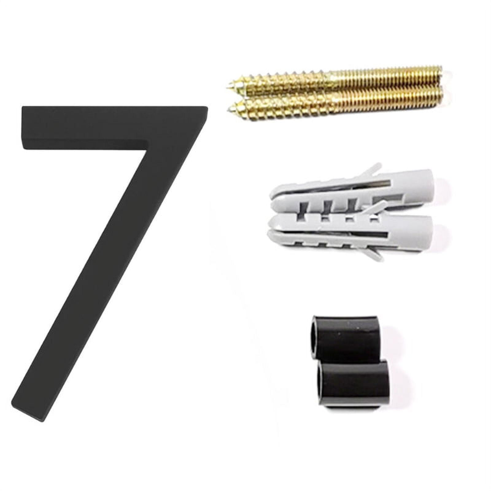 Garden Door Mailbox Decor Number with Tool Kit, Visibility Signage