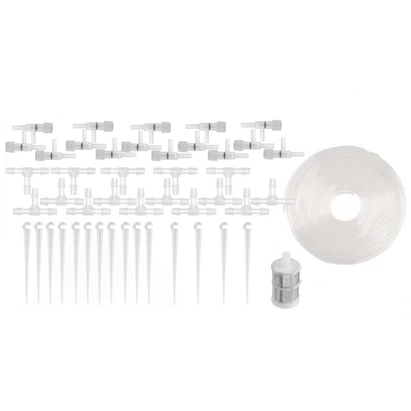 Garden Drip Irrigation Kit with Regulating Valves - Customizable Watering System for Potted Plants, Greenhouse - Precise Water Control, Deep Root Irrigation - 3m/5m/7m/10m Hose Options