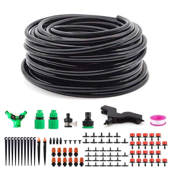 Garden Drip Irrigation System Automatic Micro Spraying Watering Kits Irrigation Atomization System 40m/1574.8in