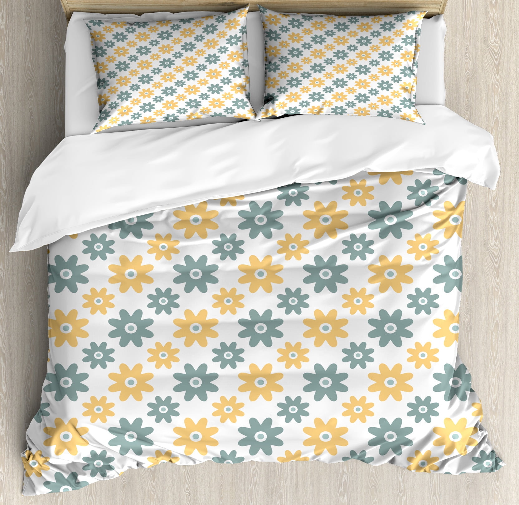 Spring Garden Ruffle Duvet Cover