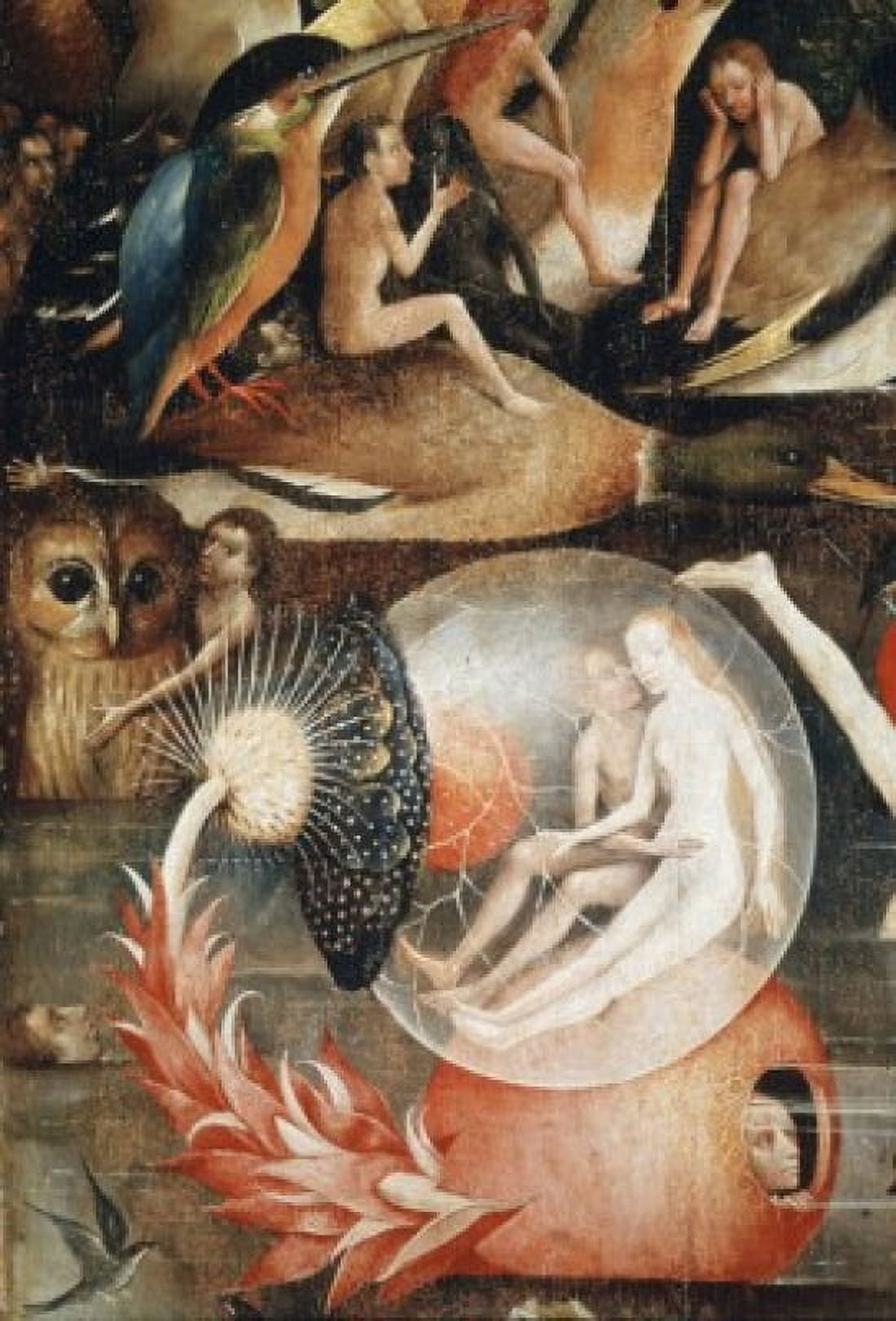 Garden Of Earthly Delights - Detail #7 C1505 Hieronymus Bosch (ca1450-1516 Netherlandish) Museo del Prado Madrid Spain Canvas Art - Hieronymus Bosch (18 x 24)