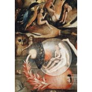 Garden Of Earthly Delights - Detail #7 C1505 Hieronymus Bosch ca1450-1516 Netherlandish Museo del Prado Madrid Spain Canvas Art - Hieronymus Bosch 18 x 24