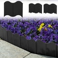 thumbnail image 1 of Garden Edge Border, Plastic Fence for Flower Beds, Decorative Edging for Terrace Walkways and Courtyards, Easy Install, 10-Pack, 1 of 6