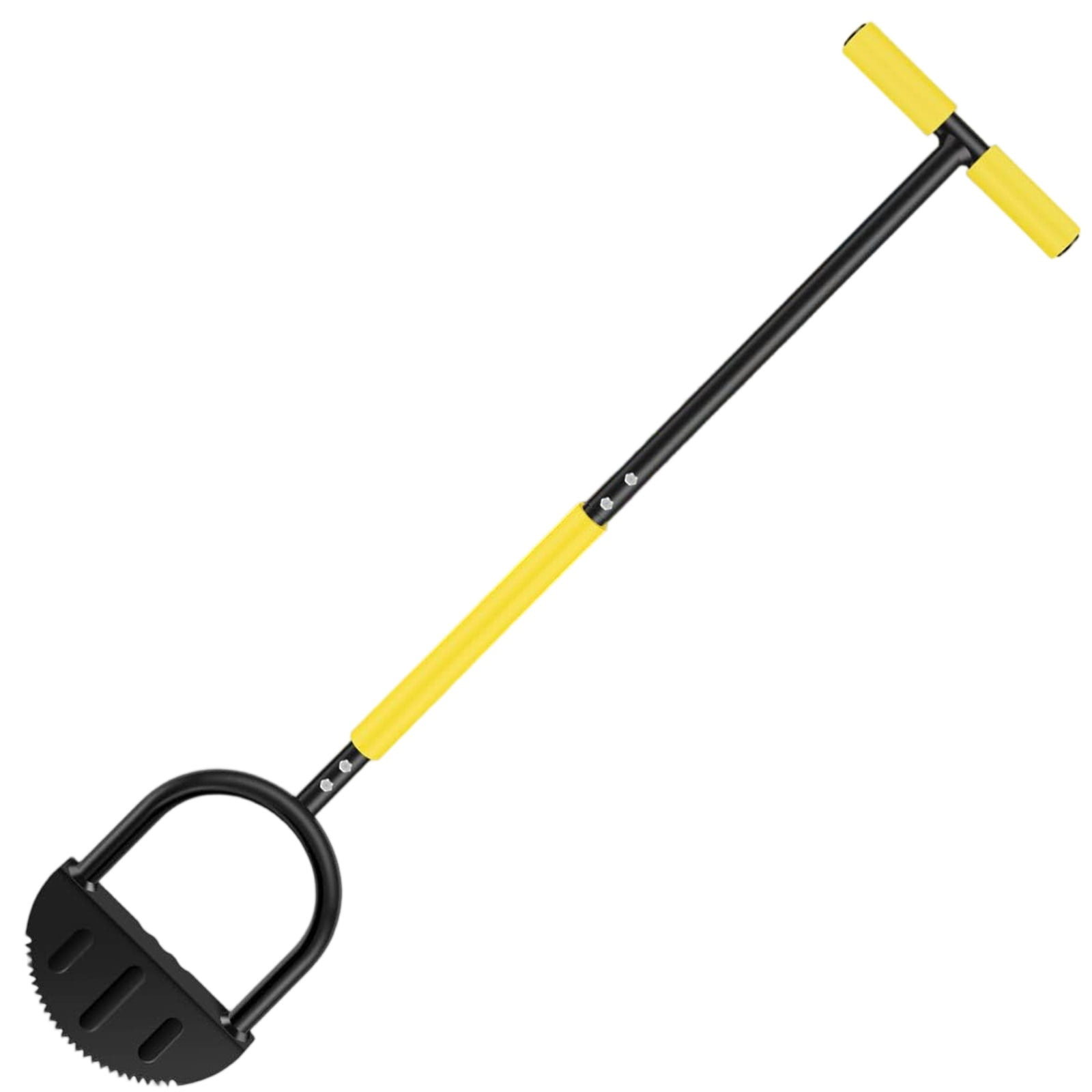 Garden Edge Trimming Shovel with Step-On Design, Half-Moon Garden Edge Tool for Lawn Maintenance, Professional Garden Tools for Landscaping and Yard Care Work