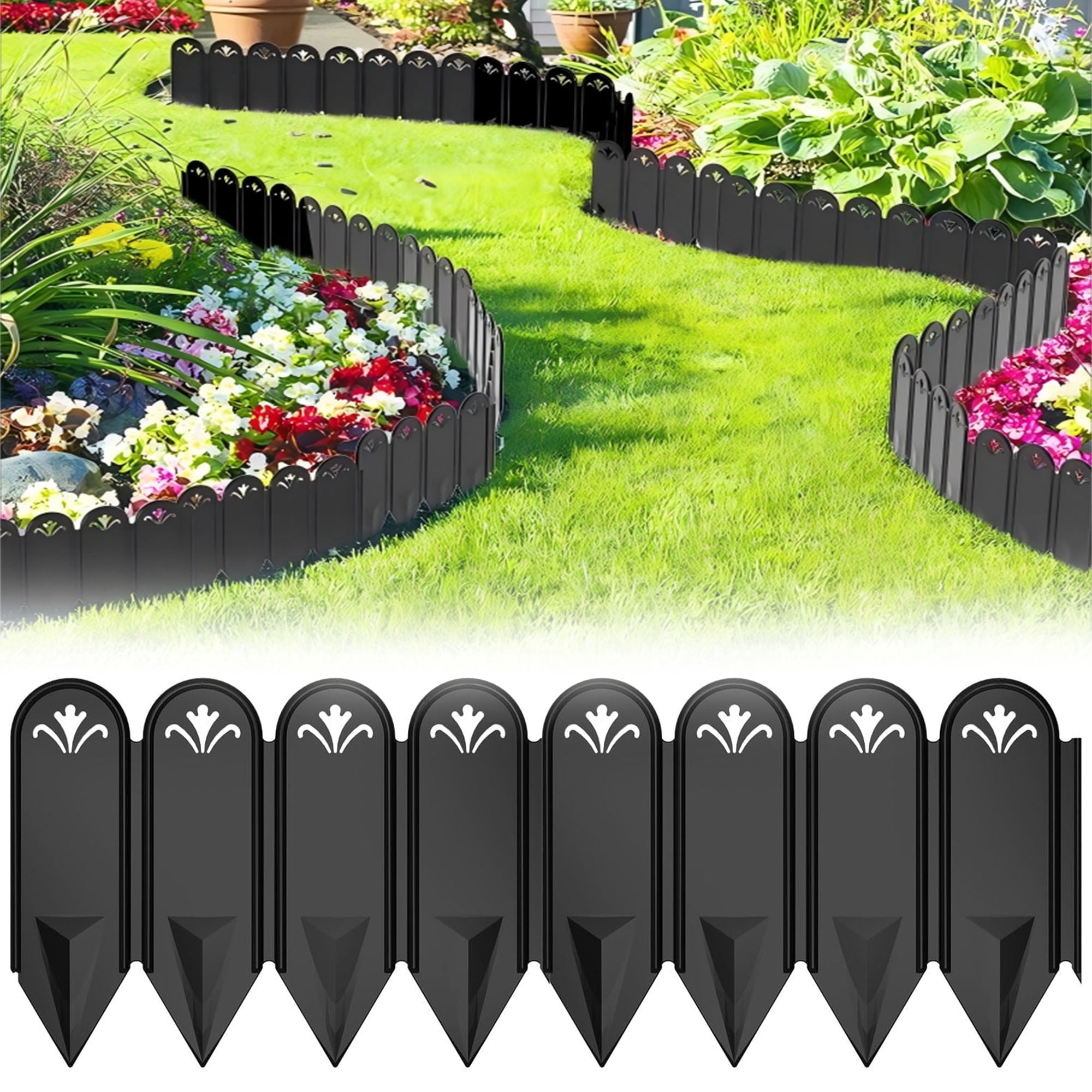 Garden Edging Border,Lawn Garden Fence Edgings 6