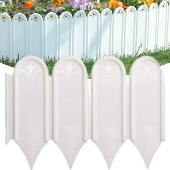 Garden Edging Border,Lawn Garden Fence Edgings Garden Edging Plastic Landscape Edging for The Yard,Lawn Edging,Flower Bed Edging