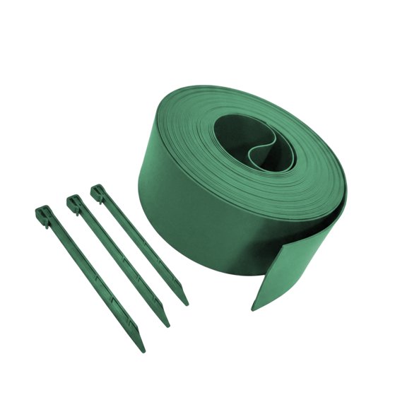 Garden Edging Roll with Flexible Construction, Continuous Border for Separating Soil, Gravel, and Areas