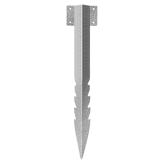 Garden Edging Stakes, Metal Support Posts for Raised Beds And Retaining Walls, Serrated Galvanized Stakes for Sidewalks And Landscape Edging, 5 Sets of Nails