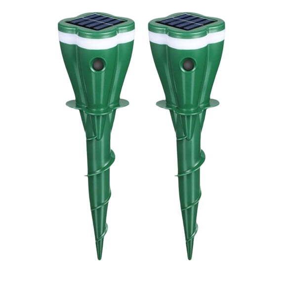 Protective Garden Tool Solar Powered Waterproof Ultrasonic All Round Animal Repeller