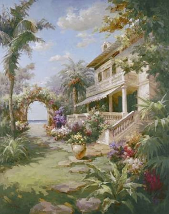 Garden Estate Canvas Art - James Reed (22 x 28)