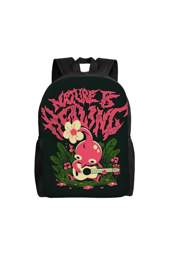 Garden Explorer Inspired Backpack for Men and Women, Japanese Gaming Aesthetic Travel Daypack