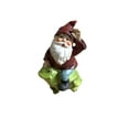 thumbnail image 1 of Garden Fantasy Gnome Riding a Frog Figure - By Ganz, 1 of 4