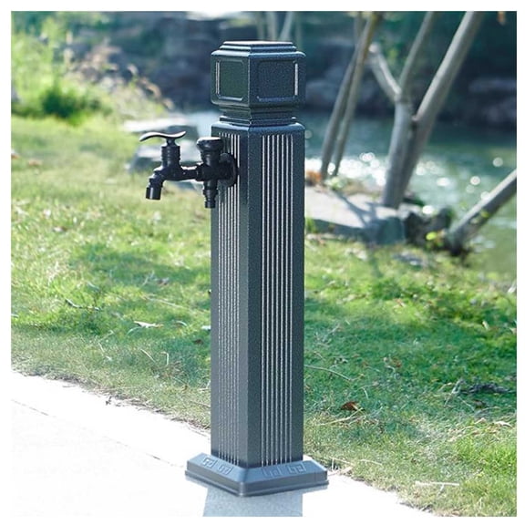 Garden Faucet Column Water Tap Column Aluminum Alloy Frost-Proof Outdoor Faucet for Garden Irrigation, Car Washing, etc.