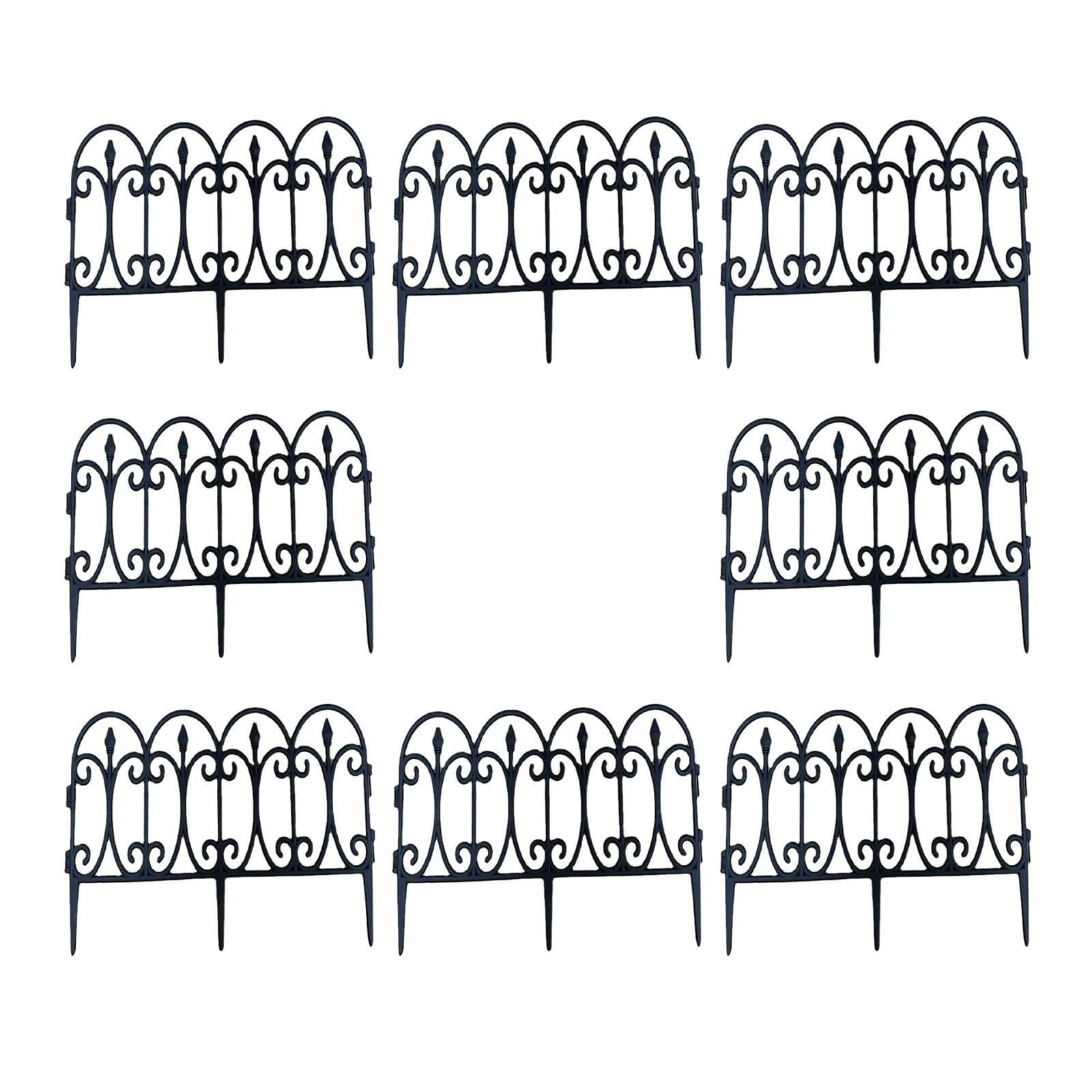 Garden Fence Decorative Edging Landscape Border for Decor Patio Backyard 8pcs
