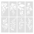 Garden Fence Large Flower Stencils DIY Decoration 2024 New Giant Reusable Floral Stencil For