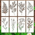 thumbnail image 1 of Garden Fence Large Flower Stencils Set of 8 | Reusable PET Floral Painting Templates for DIY Wood Wall Hedge Art | Rose Sunflower Peony Designs | 15x7.5cm Durable Craft Supplies, 1 of 6