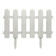 thumbnail image 1 of Garden Fence Picket Fence Edging for Lawns and Flowerbeds, Decorative Yard Features, Plastic Material, Modular Design, Weather-Resistant, Easy to Install, 1 of 7
