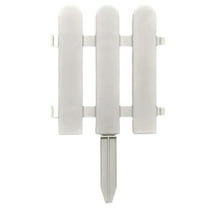 Garden Fence Picket Fence Edging for Lawns and Flowerbeds, Decorative Yard Features, Plastic Material, Modular Design, Weather-Resistant, Easy to Install