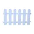 thumbnail image 1 of Garden Fence, Plastic Yard Fence, Small White Mini Fence for Flower Bed Edging with Ground Studs, Durable Easy Assembly and Portable Home Garden Border Protection, 1 of 7