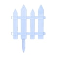 thumbnail image 1 of Garden Fence White Plastic Decorative Edging for Lawns Flowerbeds Plant Borders 12x12 Inch, 1 of 6